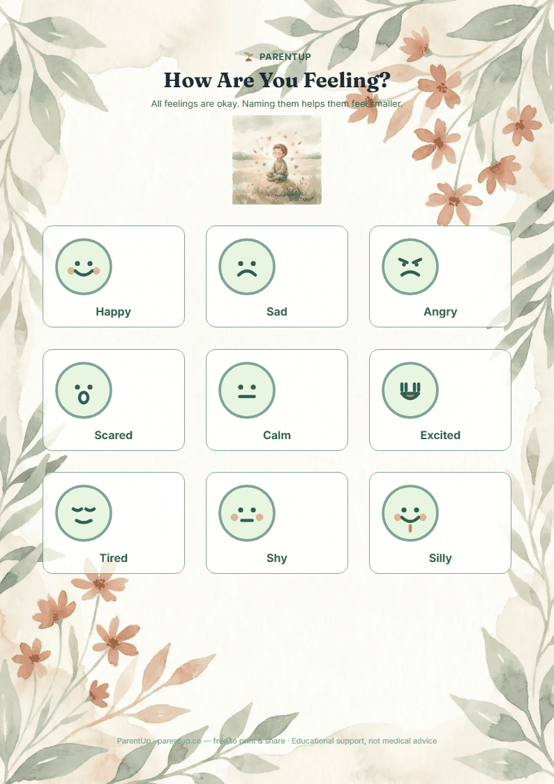 Feelings Faces Poster preview
