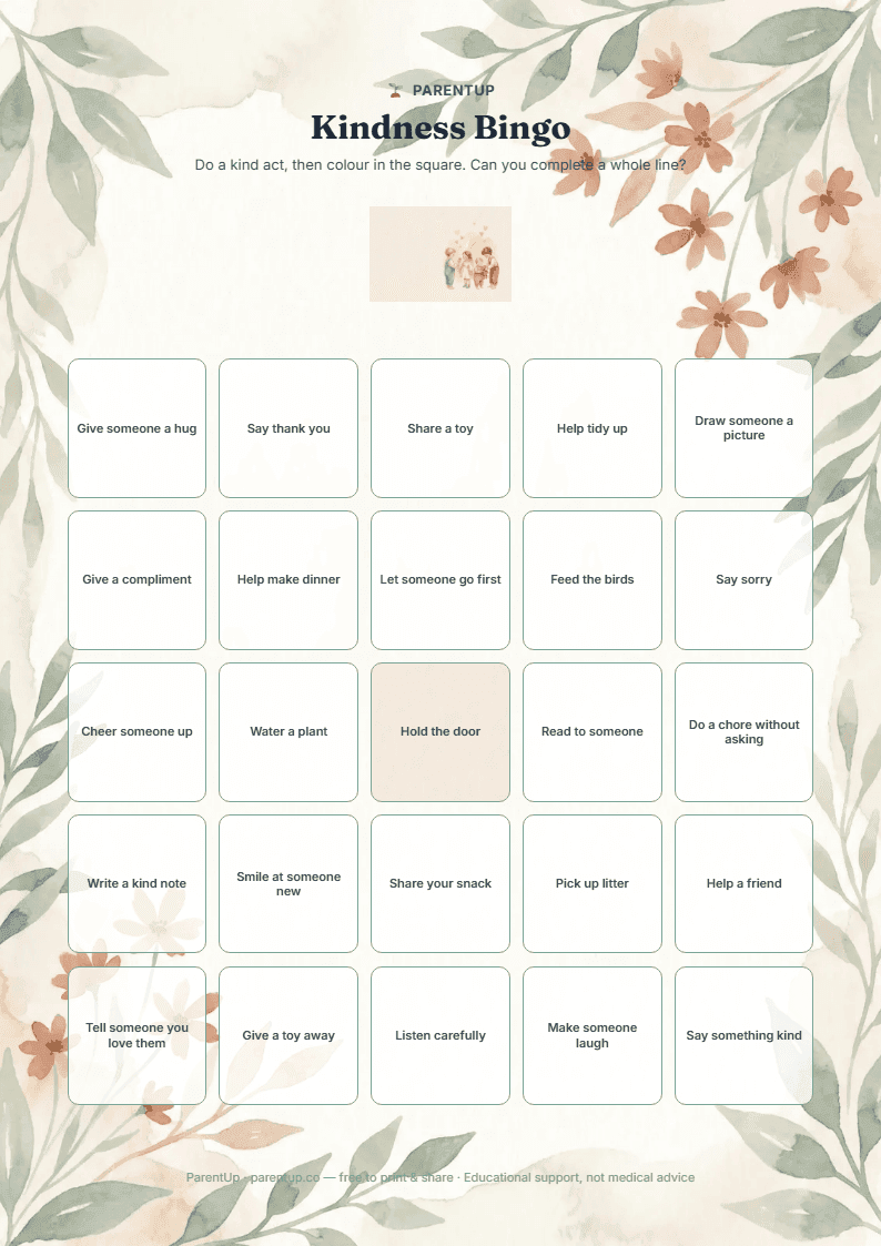 Kindness Bingo preview